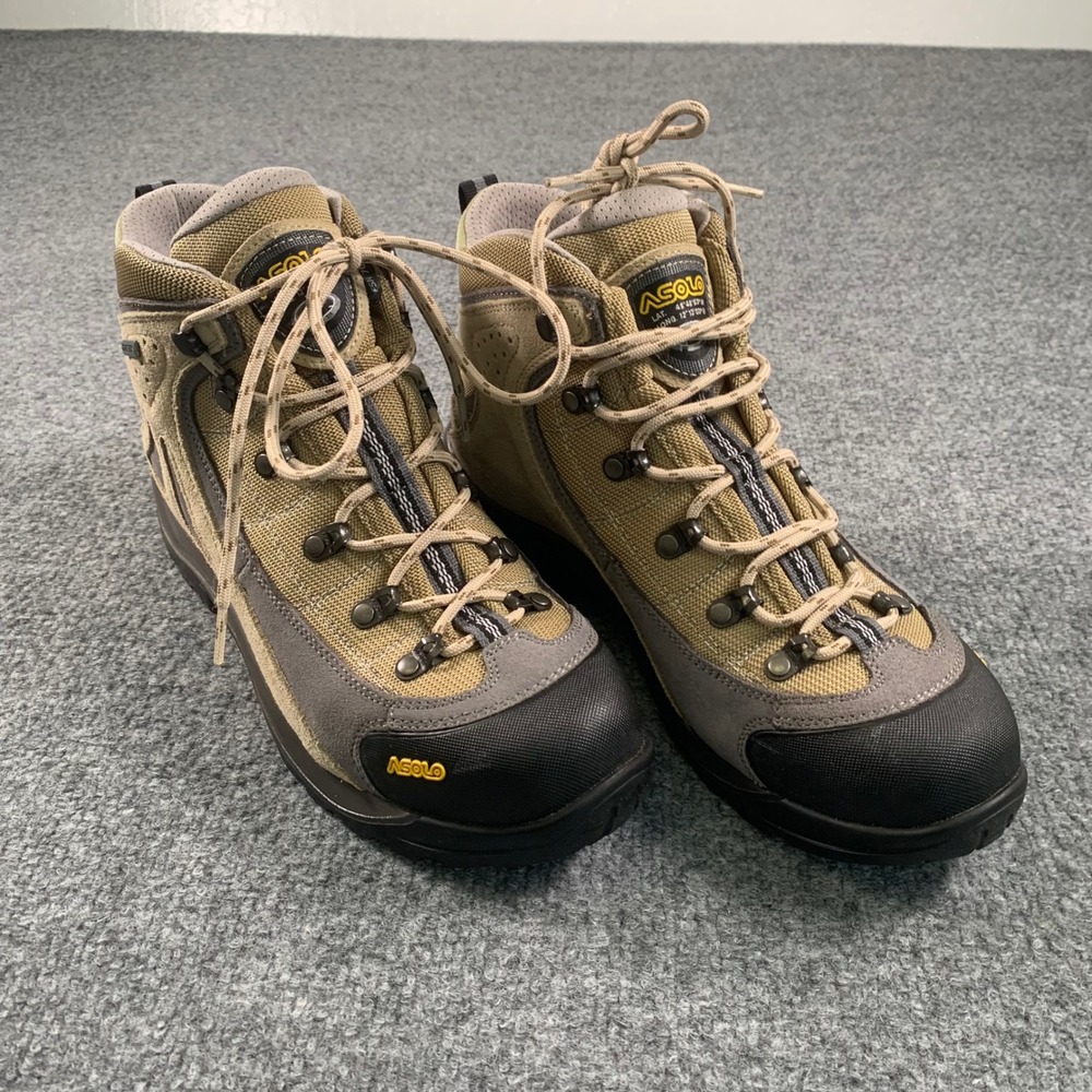 Asolo Womens Hiking Boots Gore-Tex Waterproof Tan Grey Size 9 FSN 70 GTX
